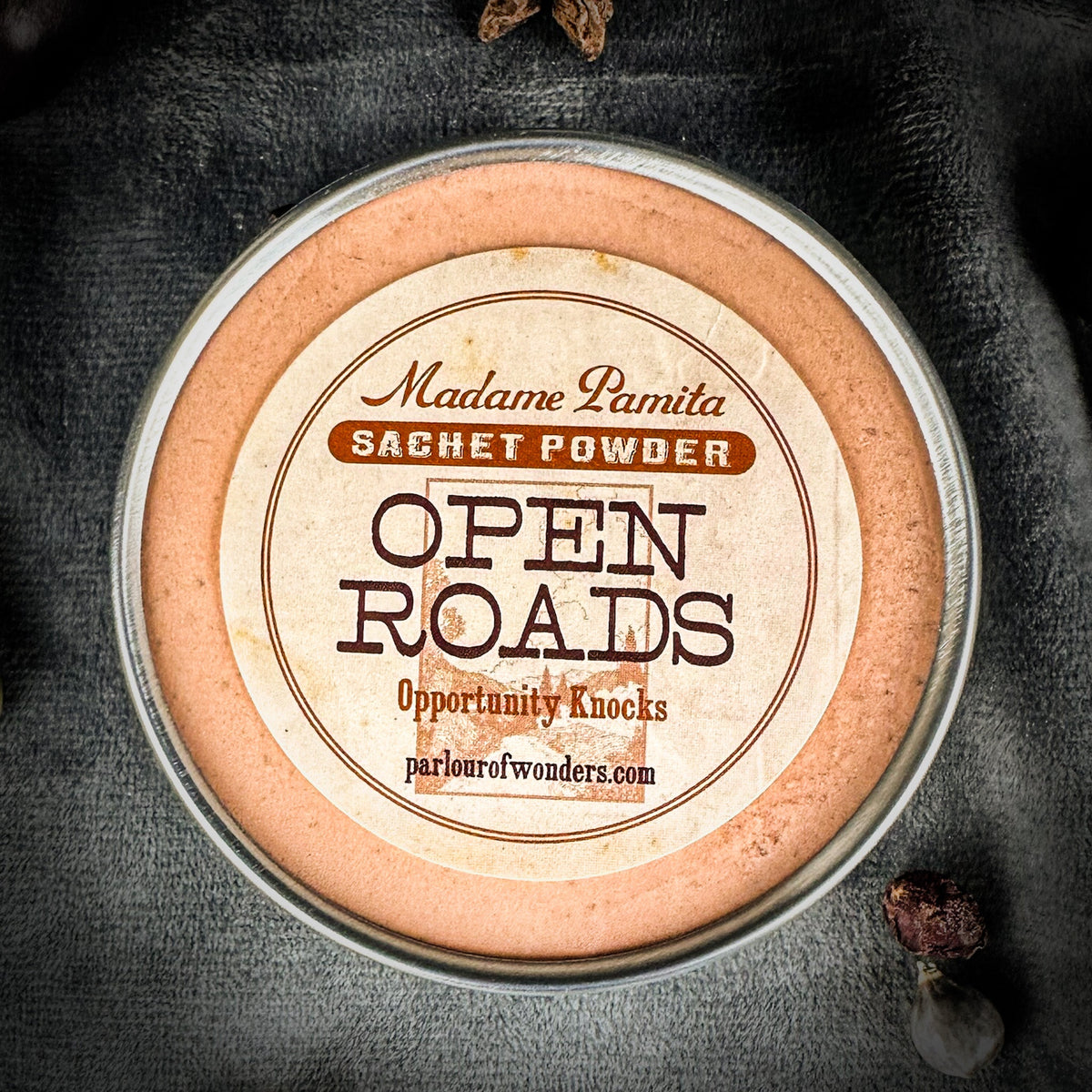 Open Roads Sachet Powder by Madame Pamita