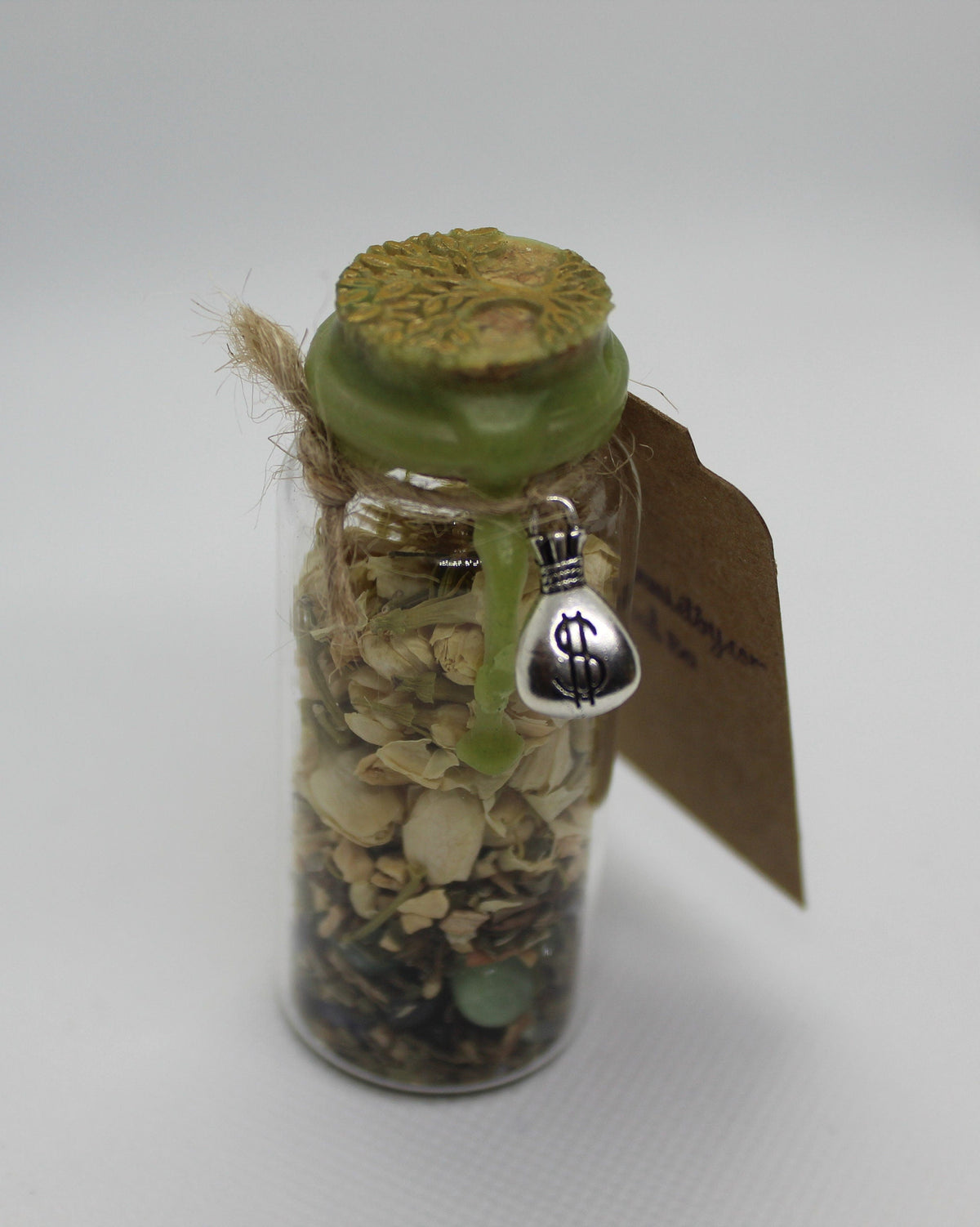 Get That Green Money Wealth Spell Jar Witch Witchy Witchcraft Wicca Wiccan Pagan Metaphysical