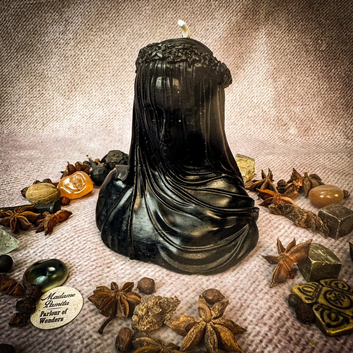 Veil of Secrets Candle Spell Kit - Truth & Privacy Magic