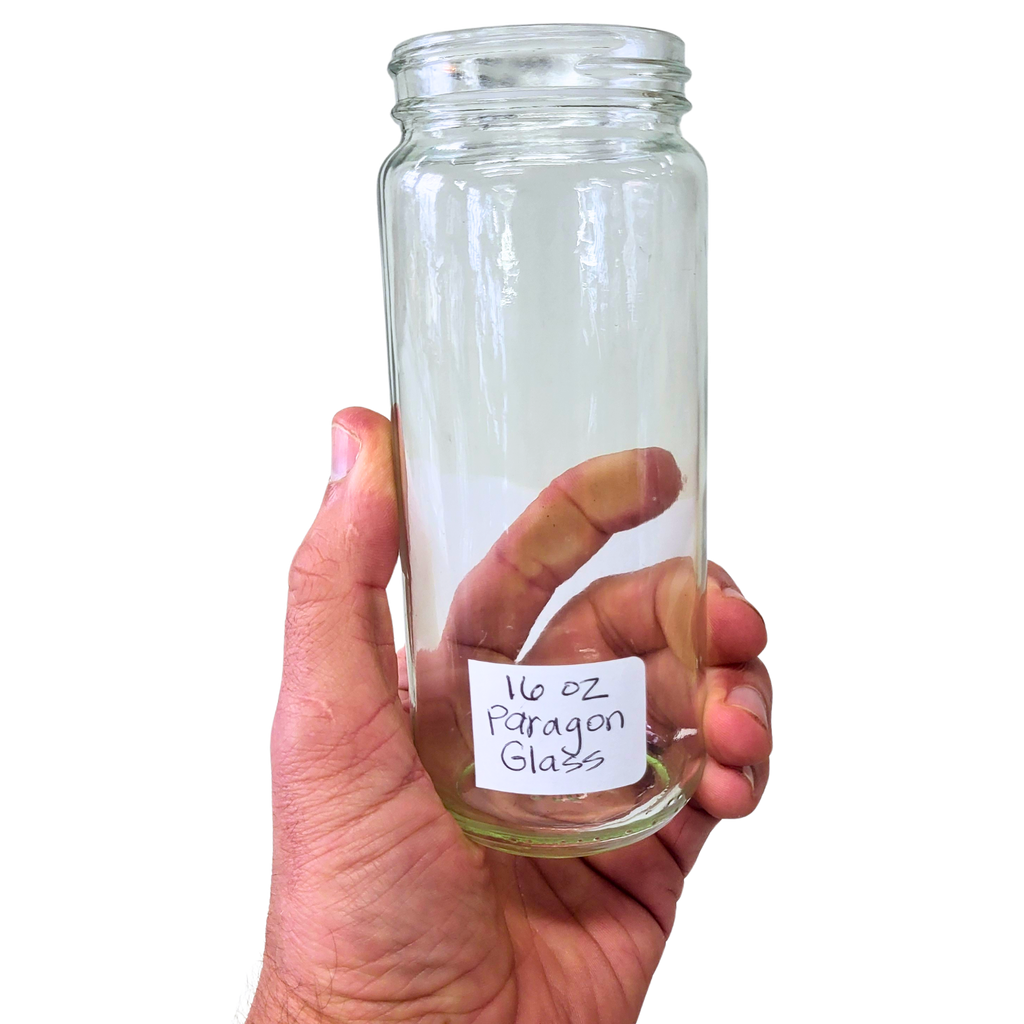 16 oz (12 fl oz) Glass Paragon Jars