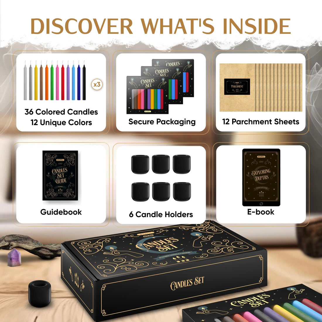 36 PCS Candle Kit