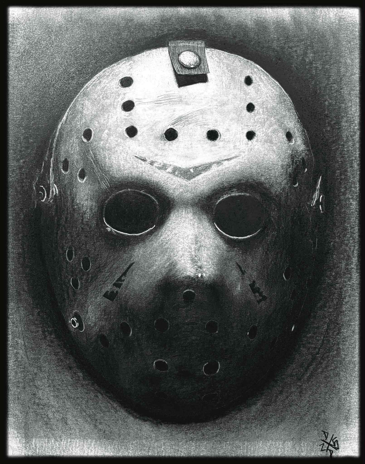 Jason Vorhees Friday the 13th Art Print Horror Wall Hanging