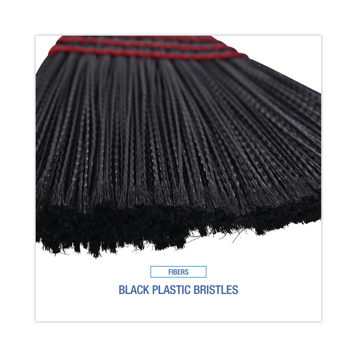 Boardwalk Maid Broom, Plastic Bristles, 54" Overall Length, Dozen