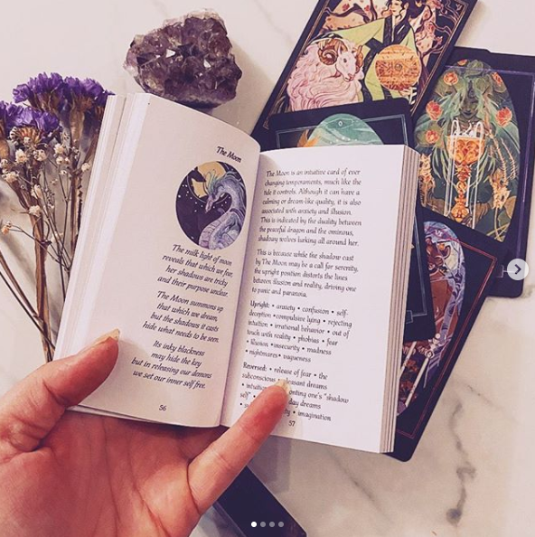 Children of Litha tarot card deck &amp; book set- BLACK EDITION