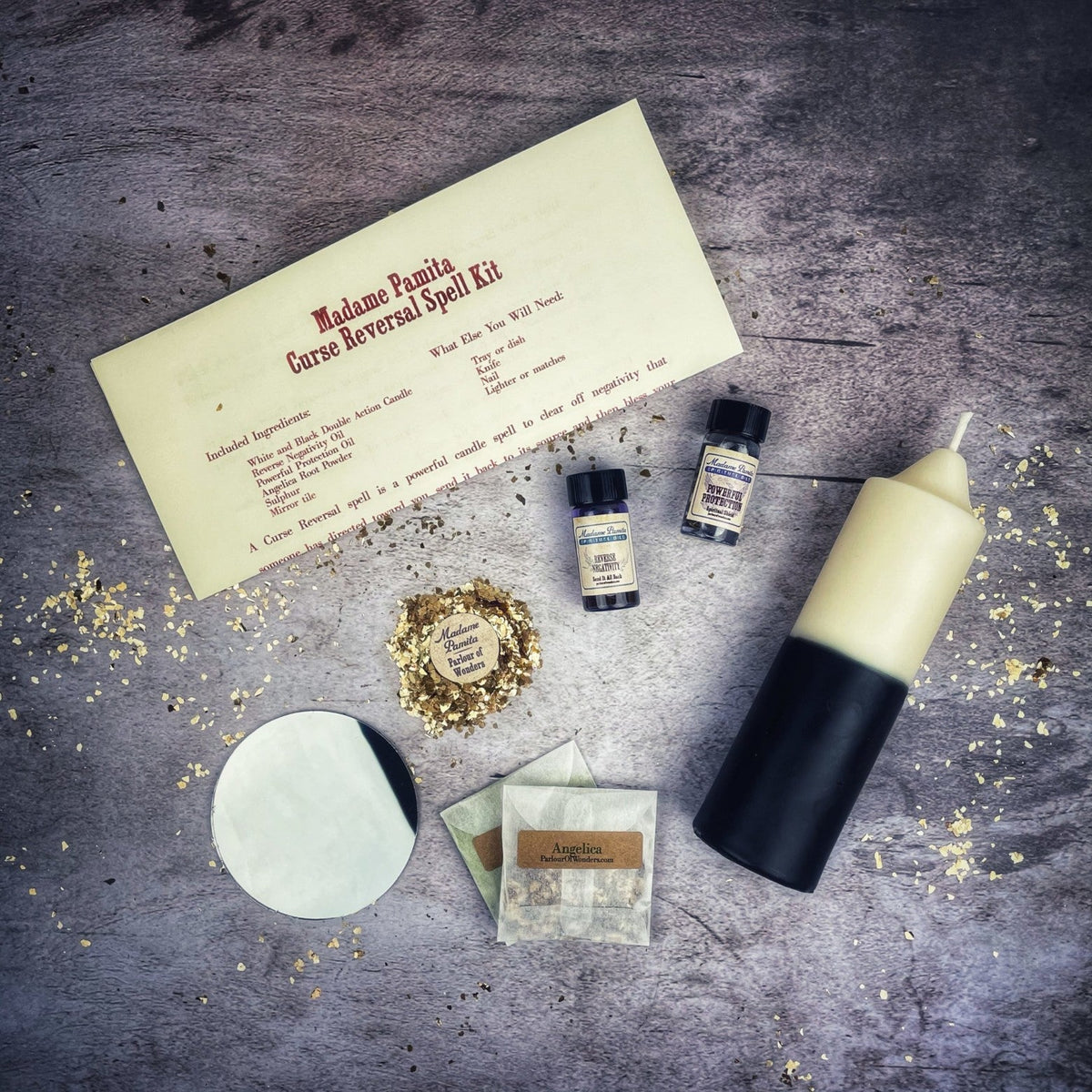 Curse Reversal Candle Spell Kit - Break Curses &amp; Send Negativity Back