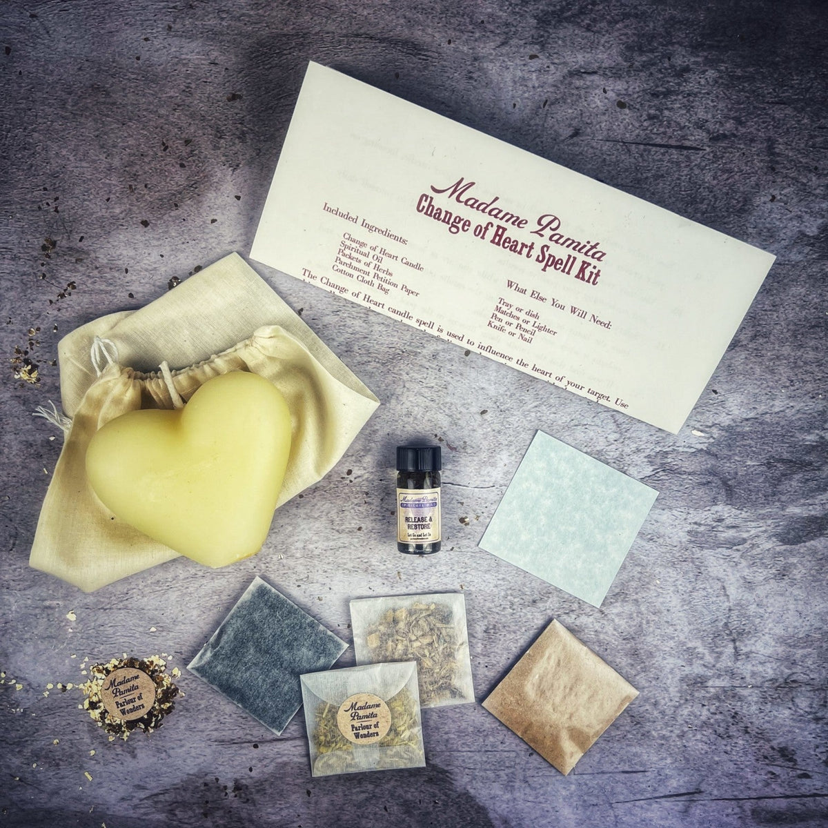Change of Heart Candle Spell Kit - Love Reconciliation &amp; Emotional Healing