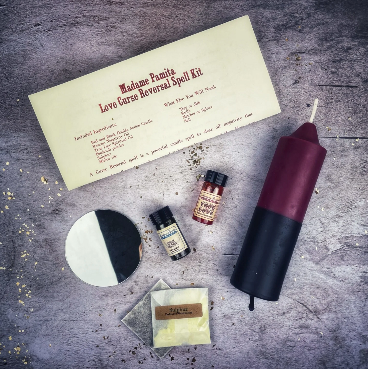 Curse Reversal Candle Spell Kit - Break Curses &amp; Send Negativity Back