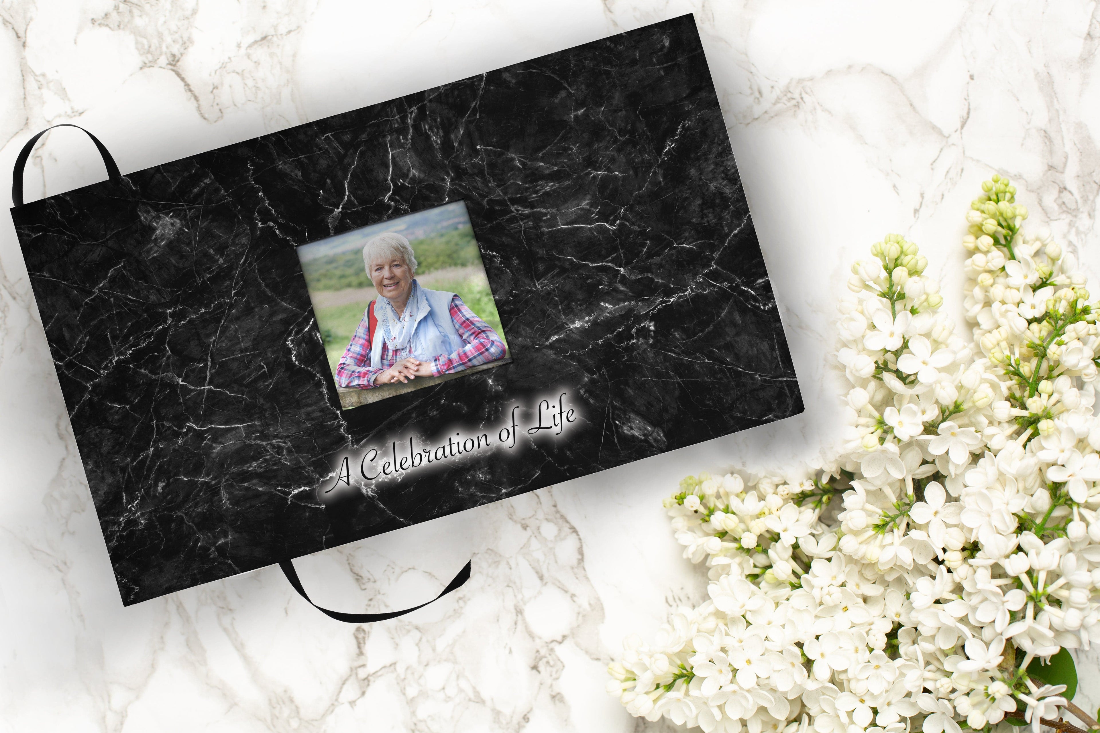 Marble Elegance Black Extra Large Urn or Companion Urn – Extra Large Urns for Human Ashes | XL Urn & XXL Urn