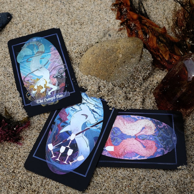 Children of Litha tarot card deck & book set- BLACK EDITION