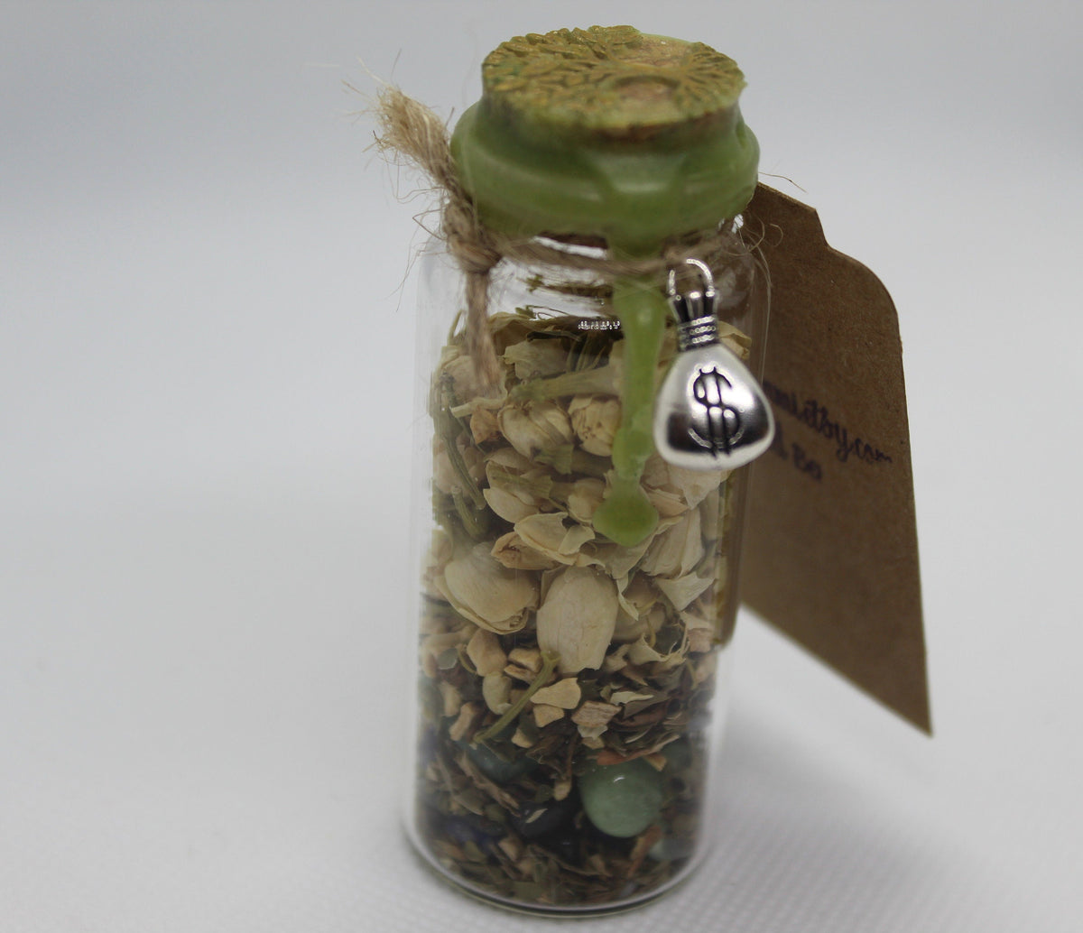 Get That Green Money Wealth Spell Jar Witch Witchy Witchcraft Wicca Wiccan Pagan Metaphysical