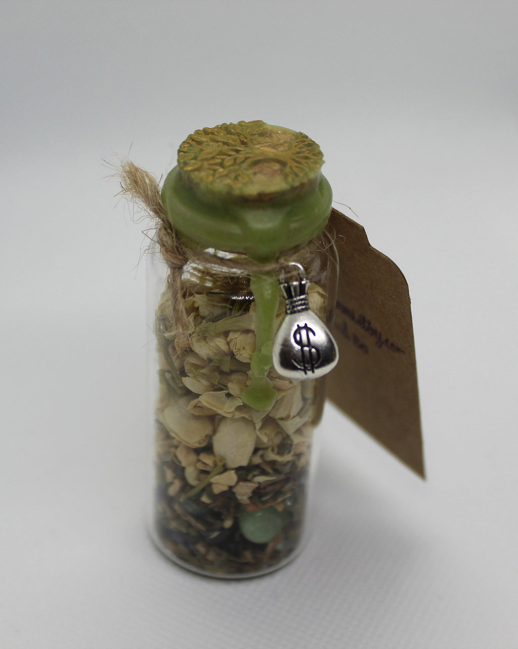 Get That Green Money Wealth Spell Jar Witch Witchy Witchcraft Wicca Wiccan Pagan Metaphysical