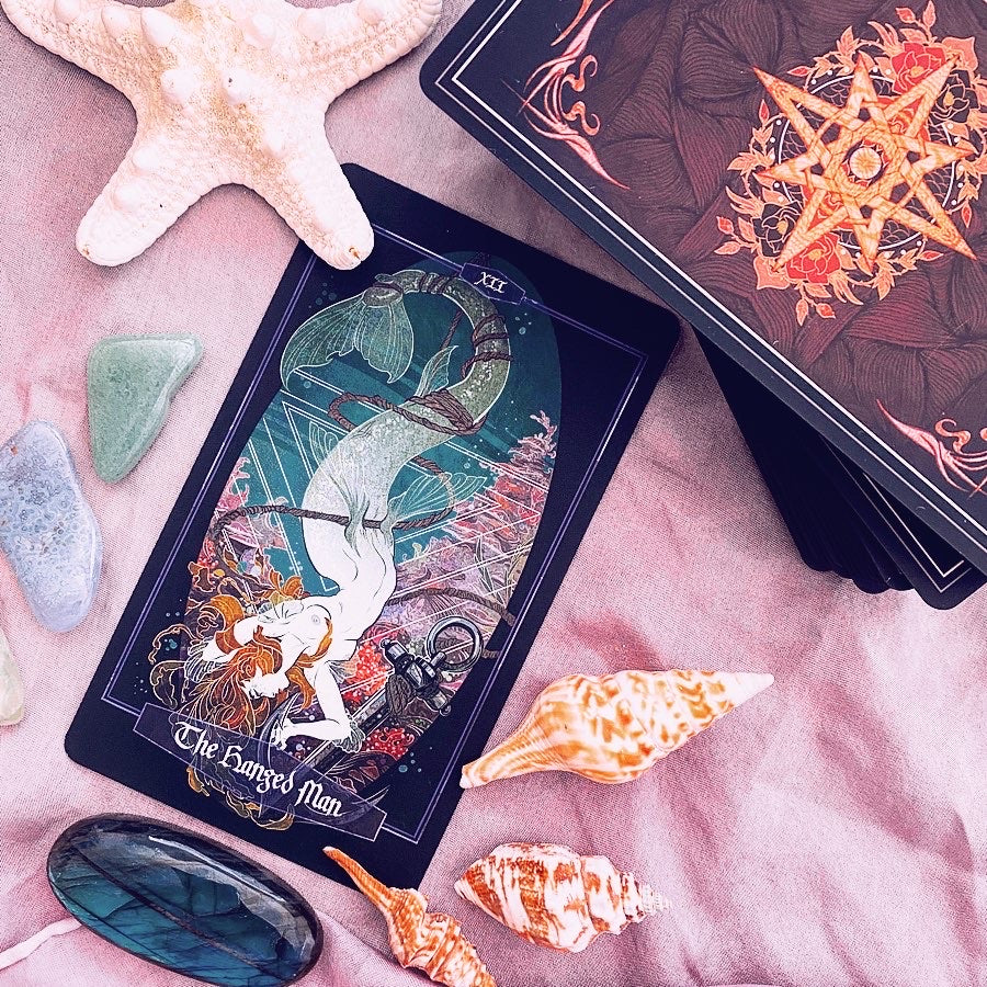 Children of Litha tarot card deck & book set- BLACK EDITION