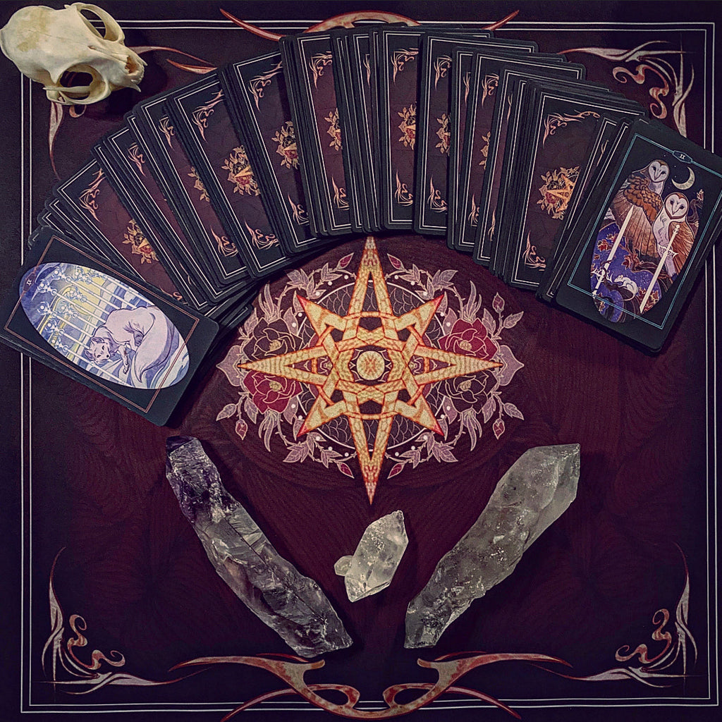 Children of Litha tarot card deck & book set- BLACK EDITION