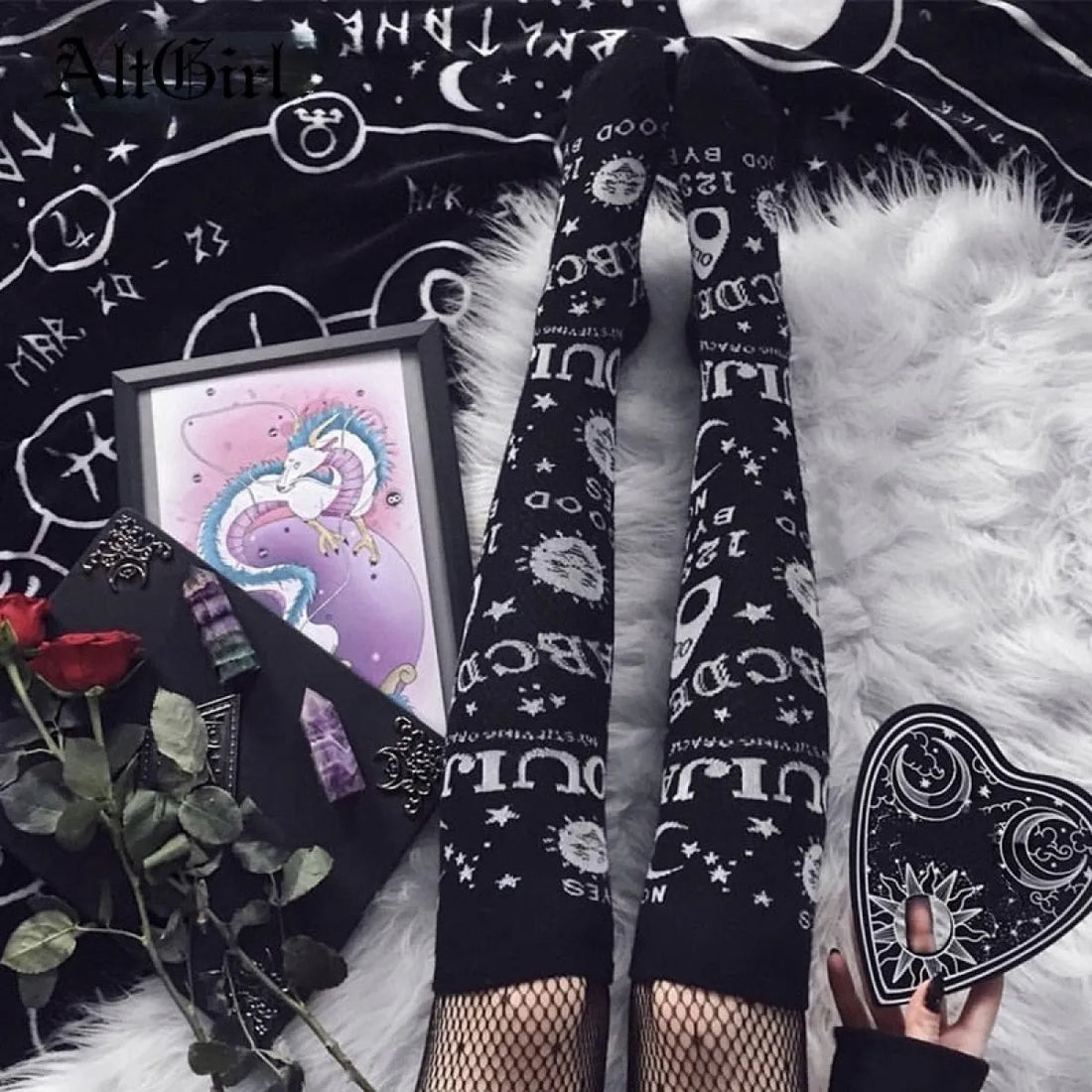 Ouija Board Socks
