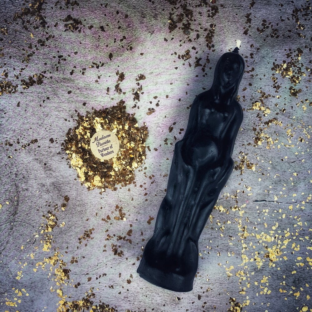 Female Figural Candle Spell Kit - Sympathetic Magic &amp; Personal Power