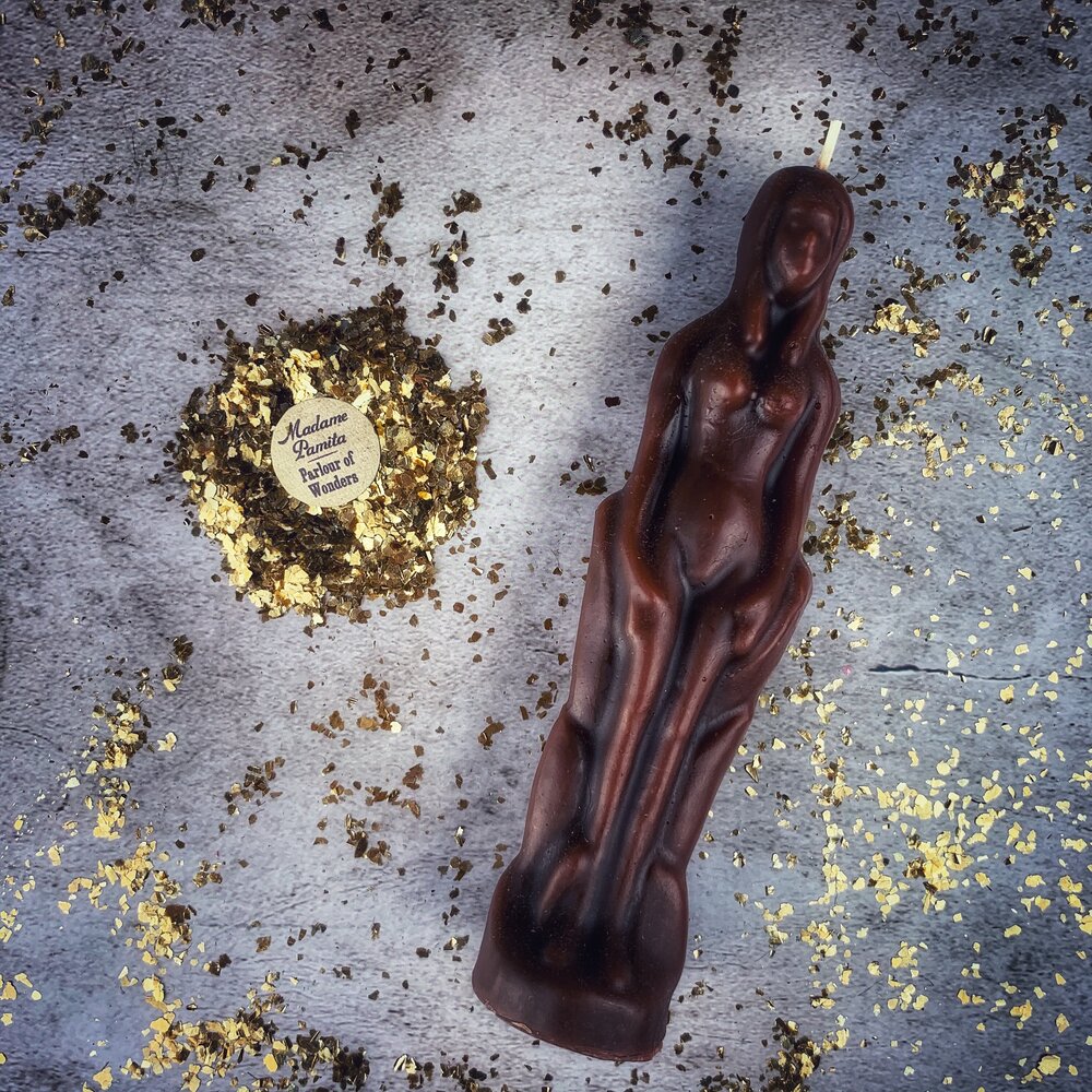 Female Figural Candle Spell Kit - Sympathetic Magic &amp; Personal Power