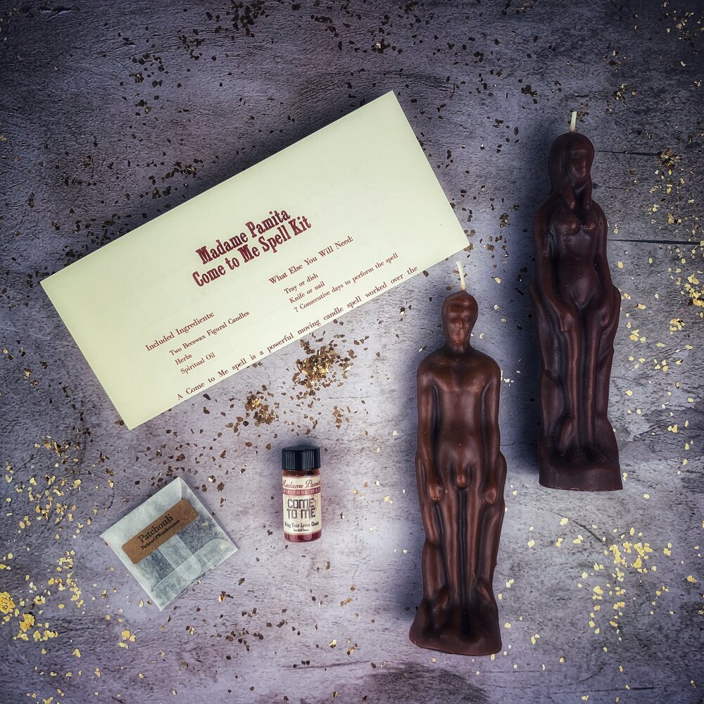 Come to Me Candle Spell Kit Male/Female - Attract Love &amp; Passion