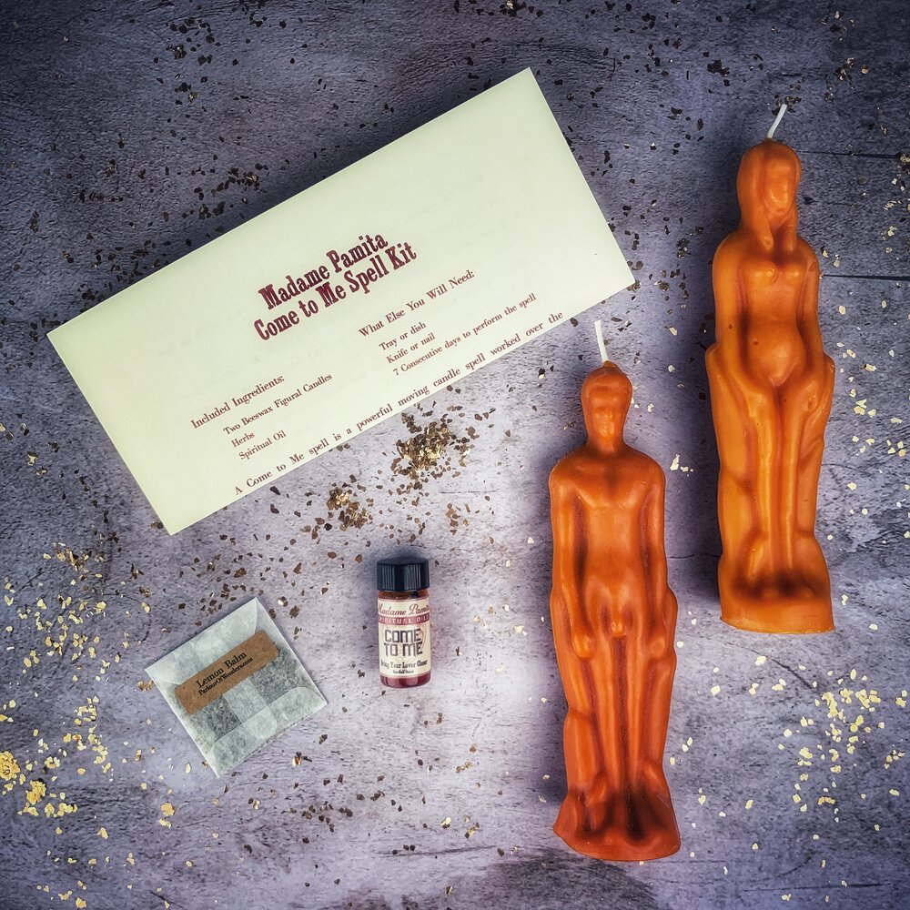 Come to Me Candle Spell Kit Male/Female - Attract Love &amp; Passion
