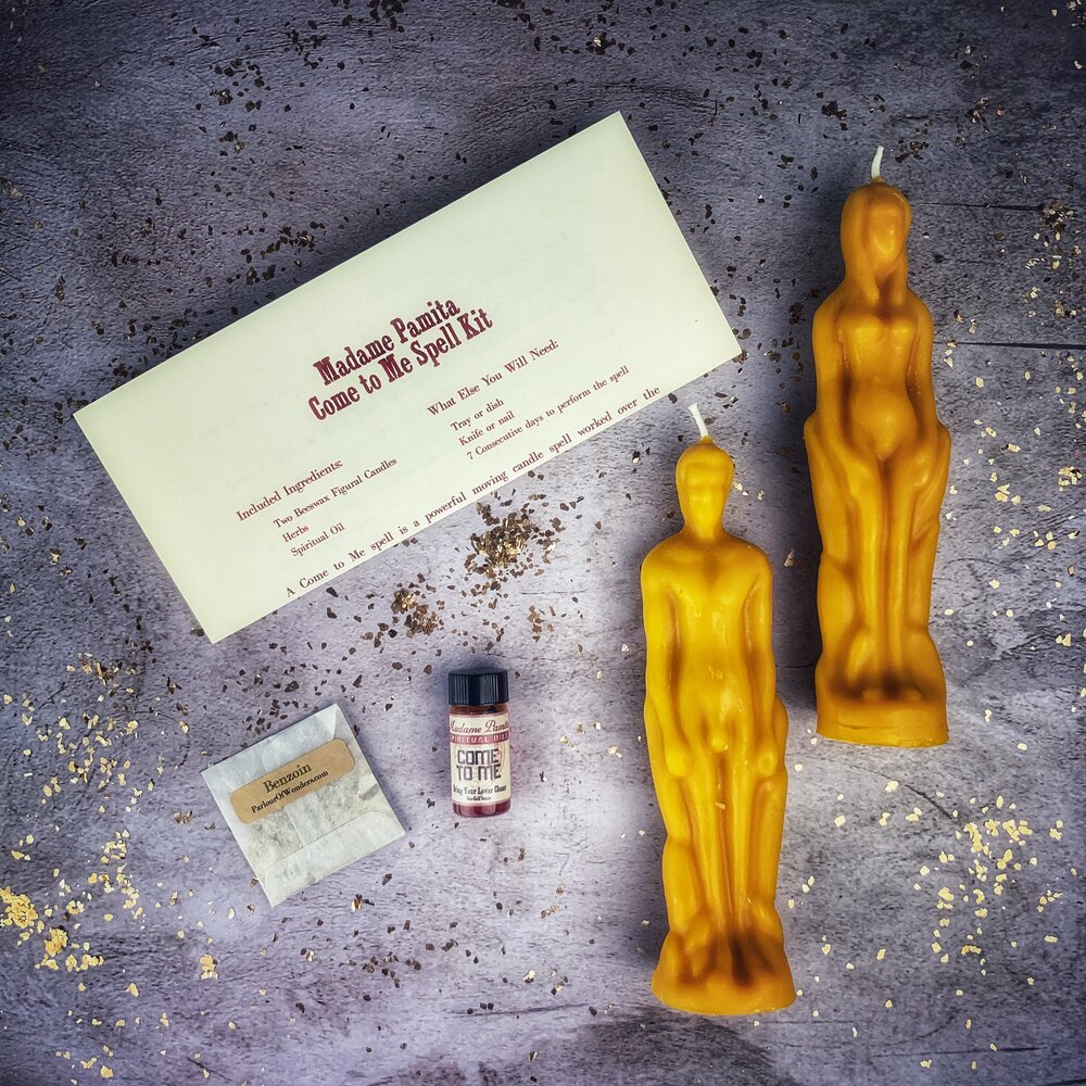 Come to Me Candle Spell Kit Male/Female - Attract Love &amp; Passion