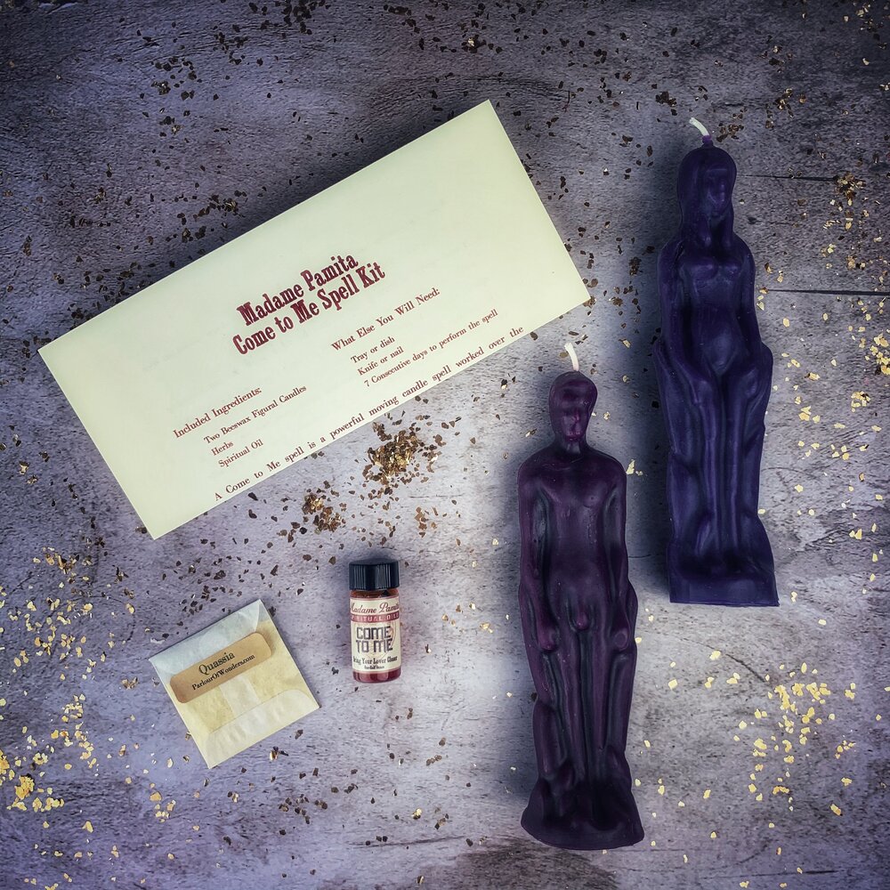 Come to Me Candle Spell Kit Male/Female - Attract Love &amp; Passion
