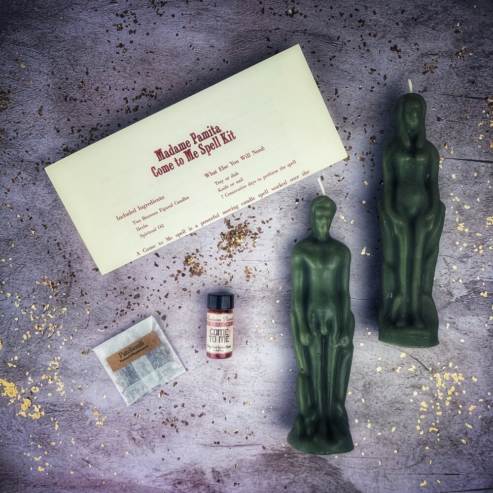 Come to Me Candle Spell Kit Male/Female - Attract Love &amp; Passion
