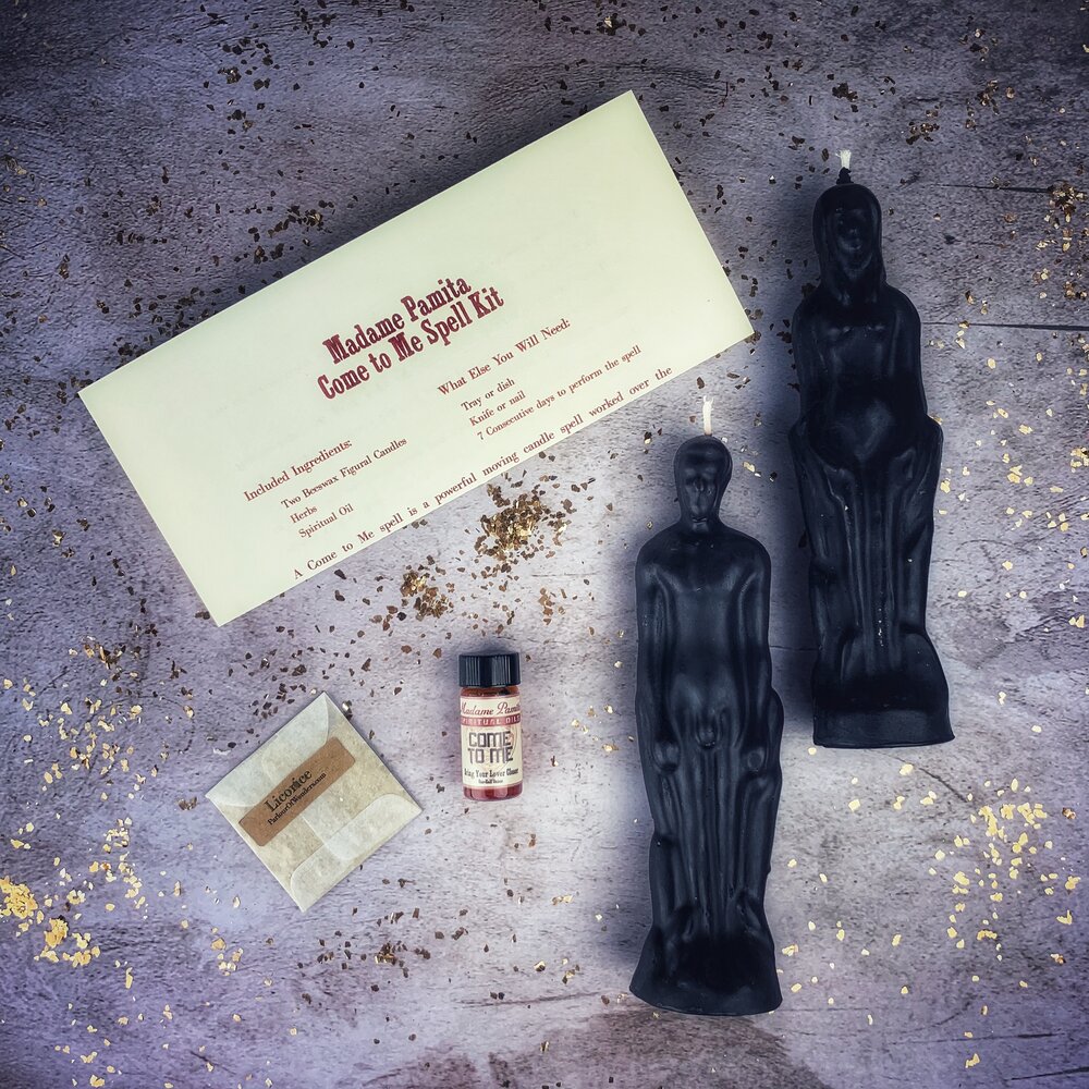Come to Me Candle Spell Kit Male/Female - Attract Love &amp; Passion