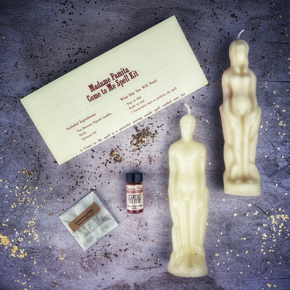 Come to Me Candle Spell Kit Male/Female - Attract Love &amp; Passion