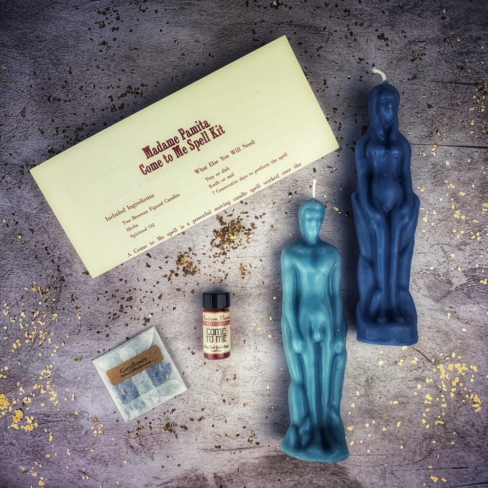 Come to Me Candle Spell Kit Male/Female - Attract Love &amp; Passion