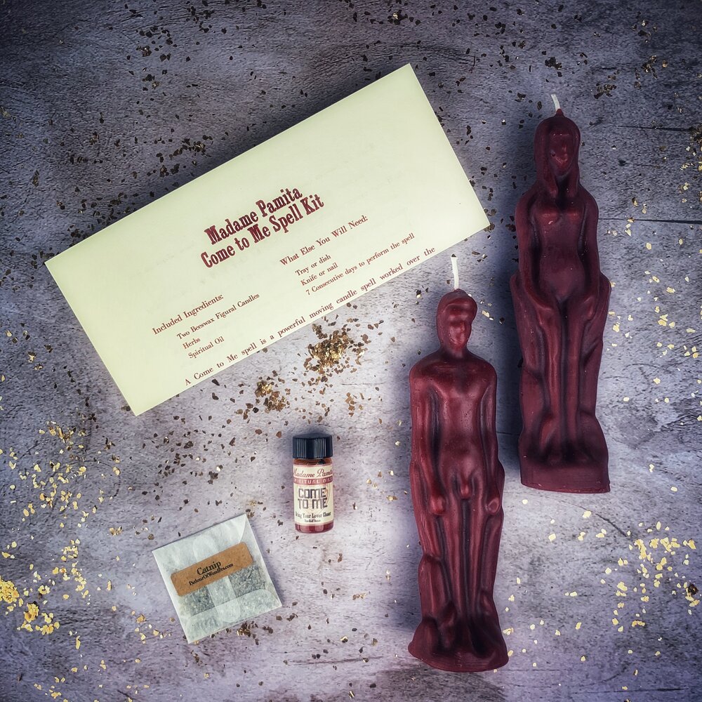 Come to Me Candle Spell Kit Male/Female - Attract Love &amp; Passion
