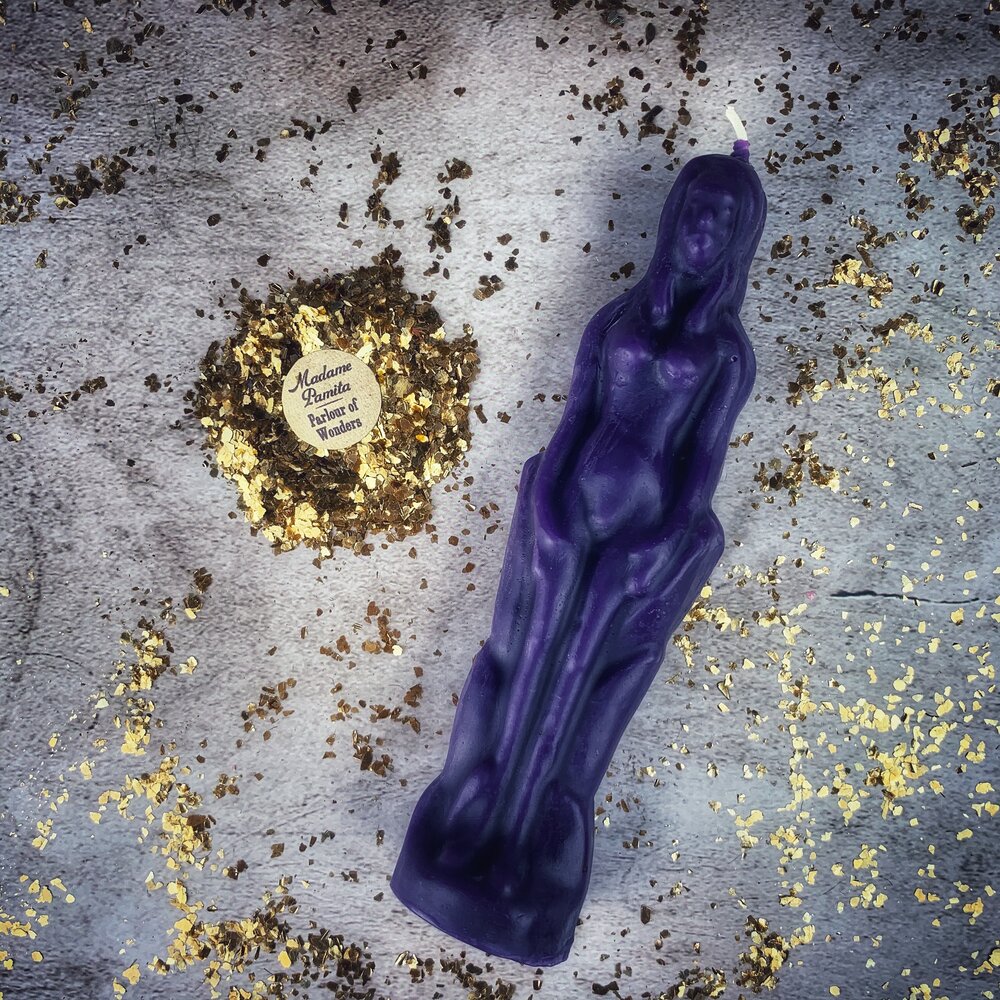 Female Figural Candle Spell Kit - Sympathetic Magic &amp; Personal Power