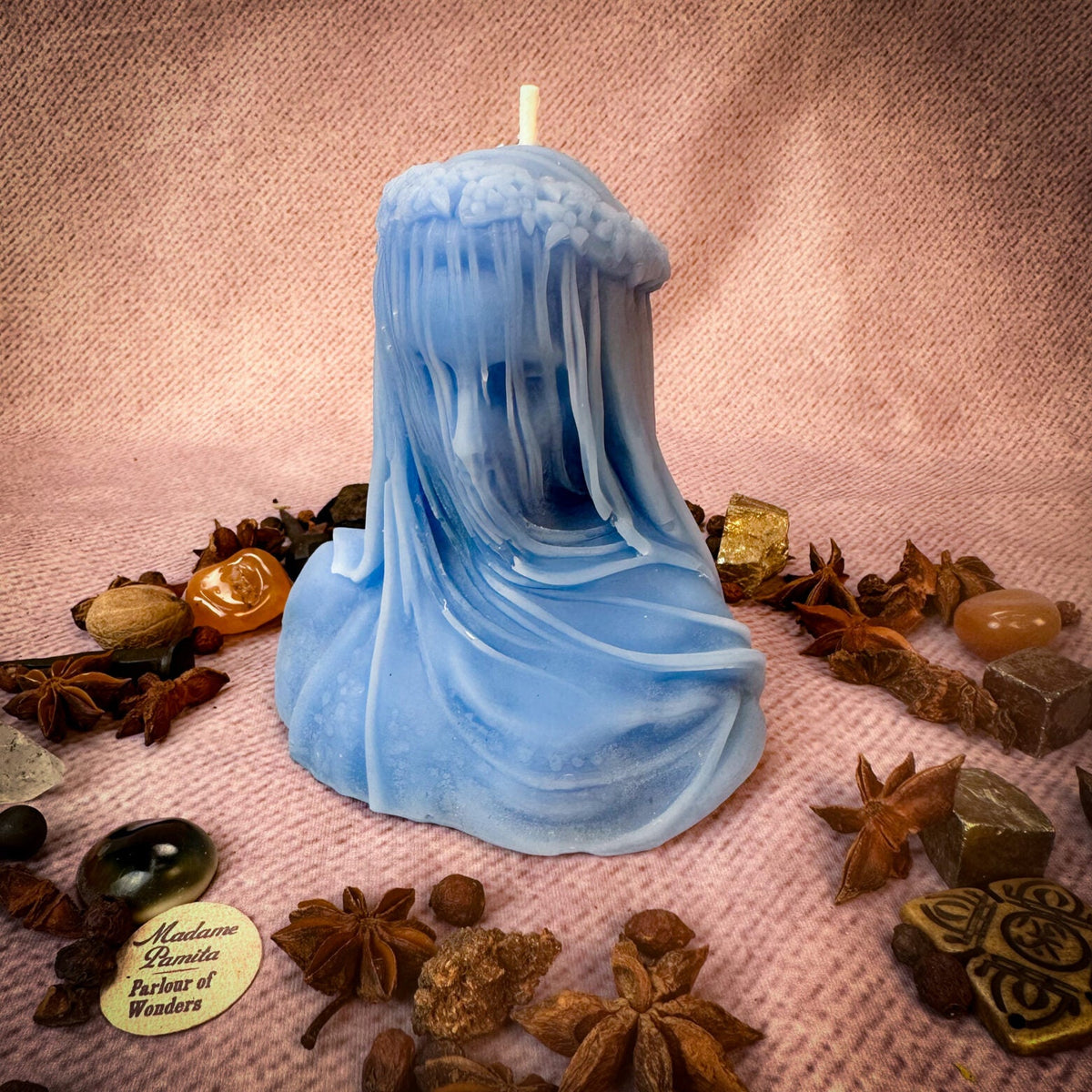 Veil of Secrets Candle Spell Kit - Truth &amp; Privacy Magic