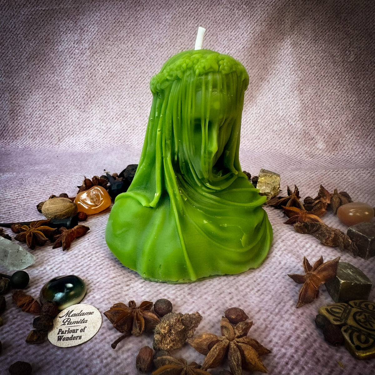 Veil of Secrets Candle Spell Kit - Truth &amp; Privacy Magic