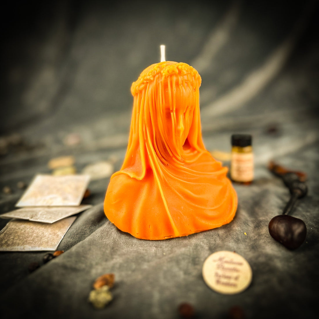 Veil of Secrets Candle Spell Kit - Truth &amp; Privacy Magic