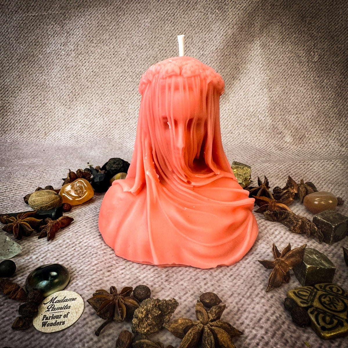 Veil of Secrets Candle Spell Kit - Truth &amp; Privacy Magic