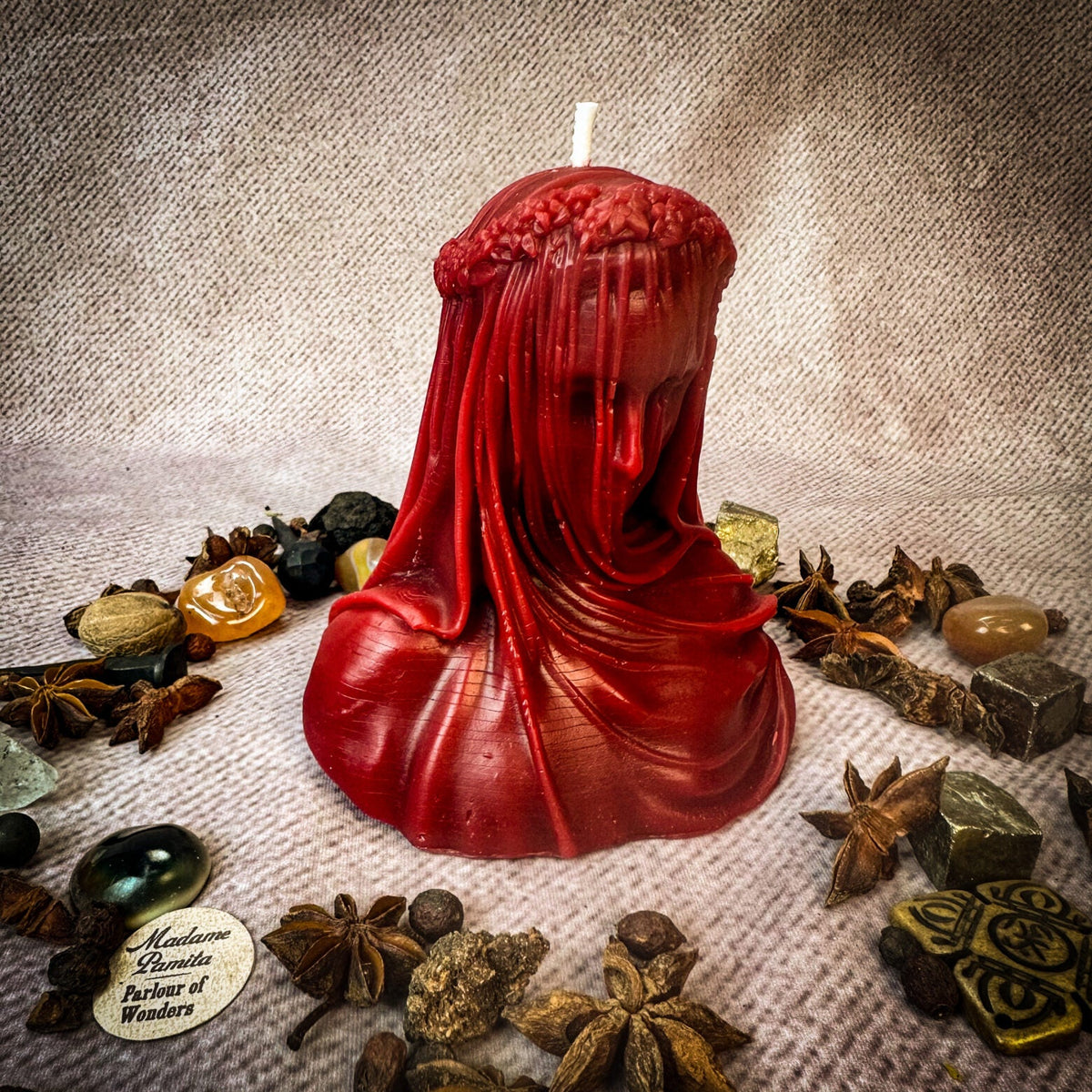 Veil of Secrets Candle Spell Kit - Truth &amp; Privacy Magic
