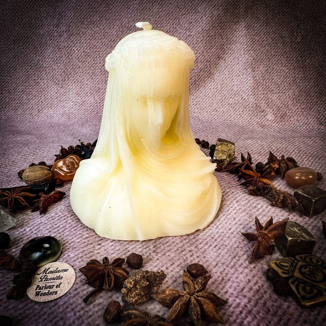 Veil of Secrets Candle Spell Kit - Truth &amp; Privacy Magic