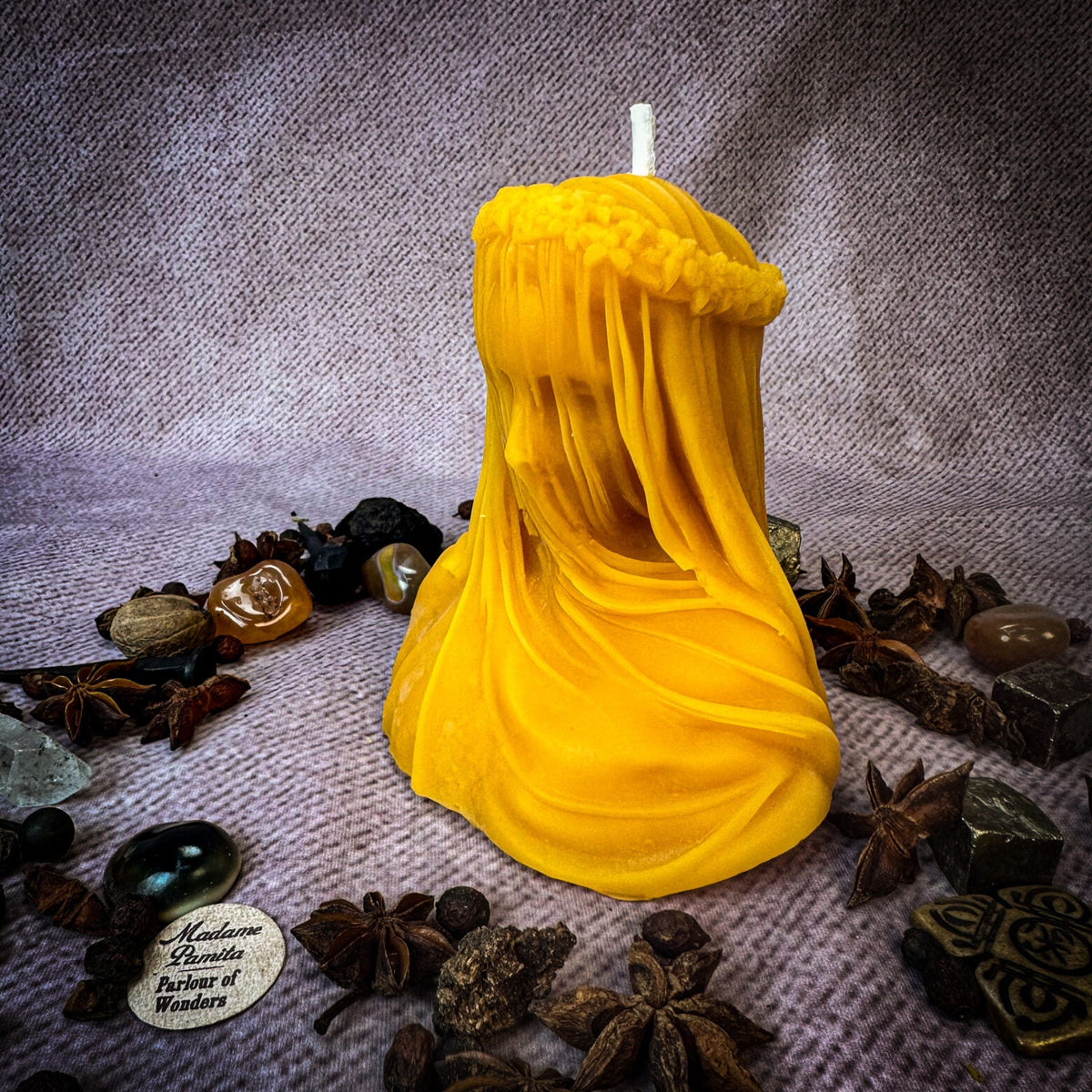 Veil of Secrets Candle Spell Kit - Truth &amp; Privacy Magic